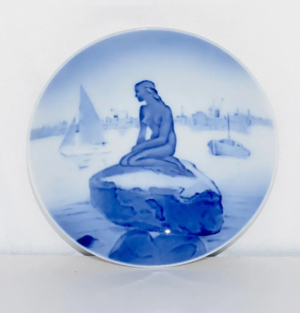 Mid-Century Royal Copenhagen Denmark Langelinie Nautical Trinket / Decor Plate
